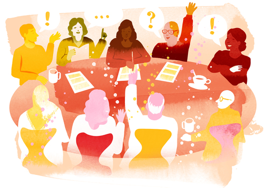 Illustration: Rebecca Elfast.