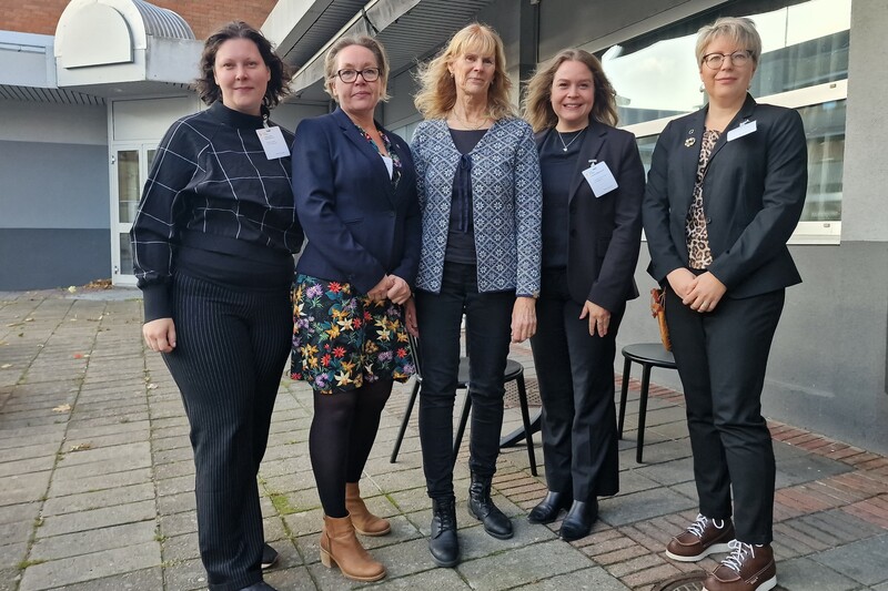 Arrang&ouml;rerna fr&aring;n v&auml;nster: Jaqueline Eejkestorm, Sanna Rantam&auml;ki, Eva Johnsson, Cecilia Ramqvist, Ellen Omma Foto: Karin Skoglund